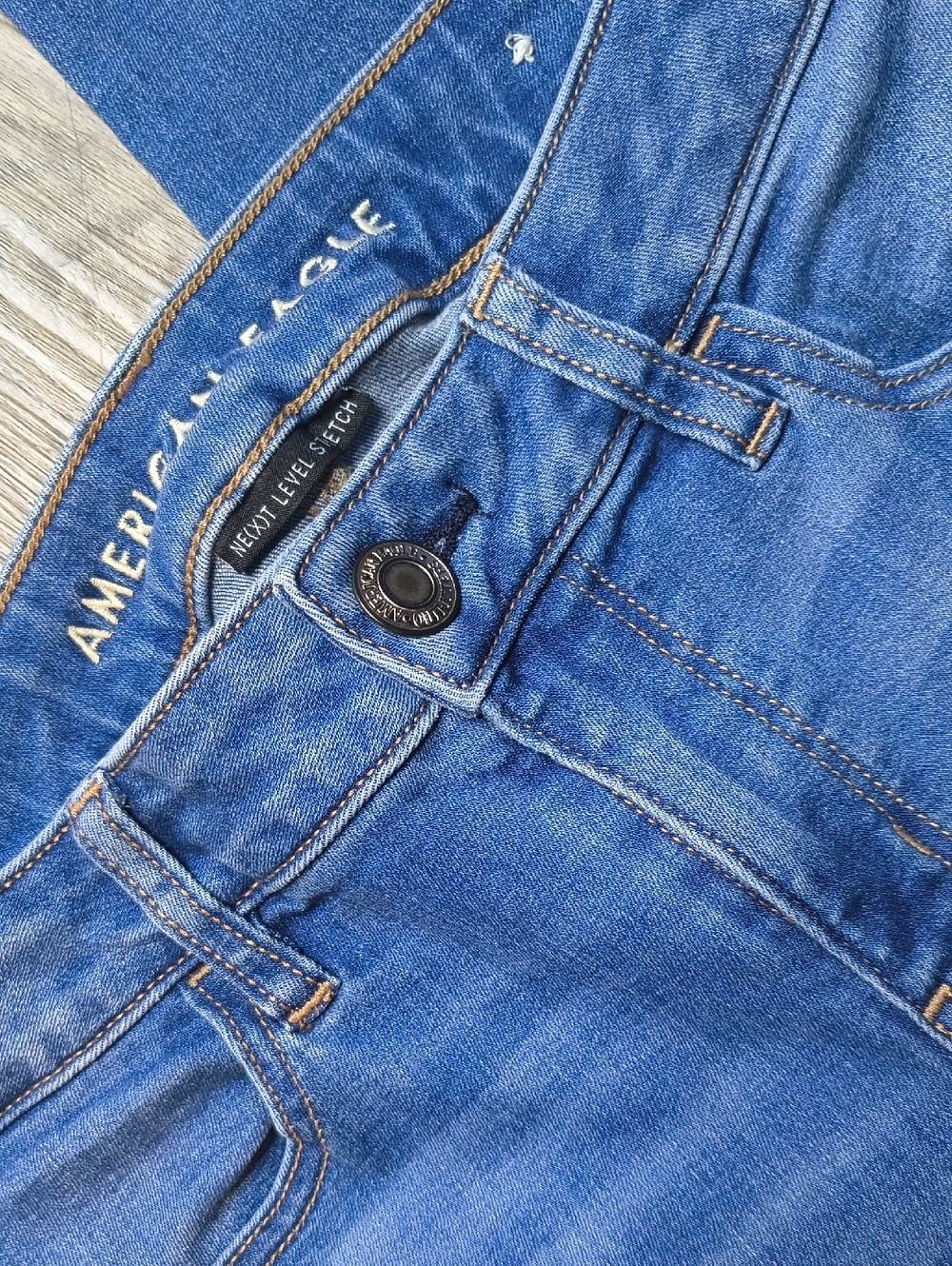 Stretch Jegging w/27.5" Inseam Mid Rise 🦅 American Eagle Denim Jeans sac701